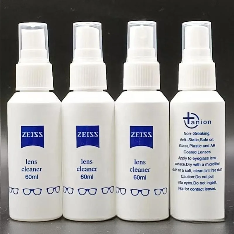 English printed glasses cleaner spray 60ML eyeglasses care cleaning liquid for glasses lens screen cleaner customization