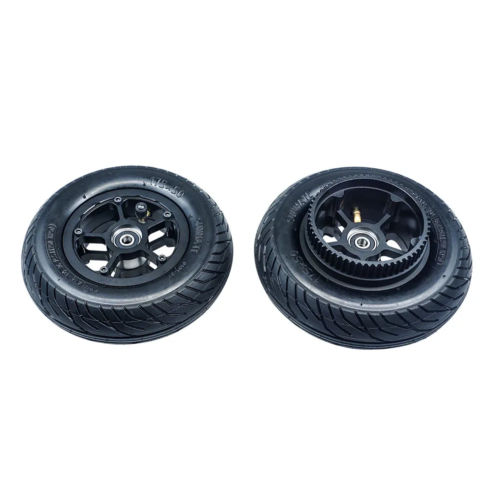 Flipsky 7' 175 x 50mm ATM Wheels Pneumatic Rubber Wheels with With Two Belts for DIY Mountain Board