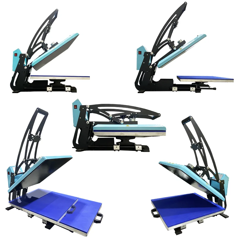 Heat Press Clothes Sublimation tshirt printing machine manual heatpress roll heat press machine