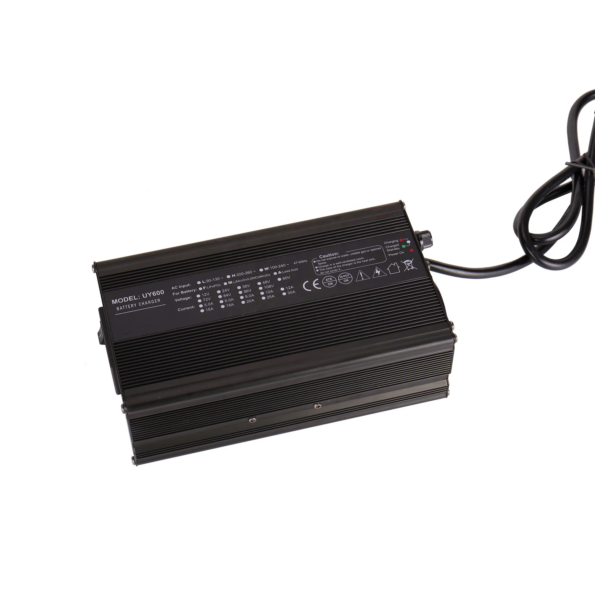 12V 14.6V 24V 36V 48V 72V 84V Customized Lithium ion lifepo4 battery Charger