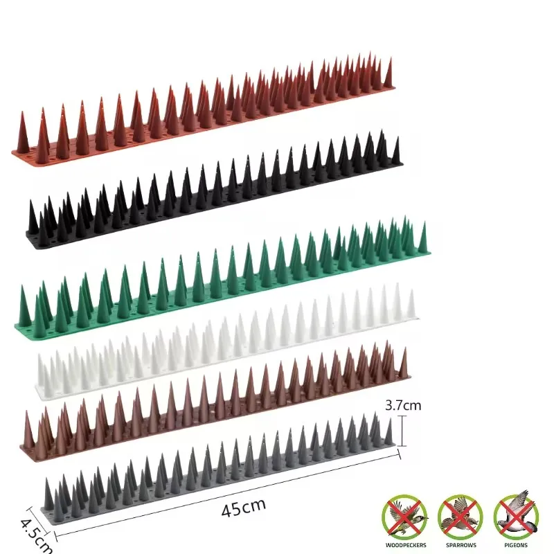 Anti Climb Deterrent Outdoor Plastic Bird Prevention Spikes Bird Scare Spikes Bird Control Spikes