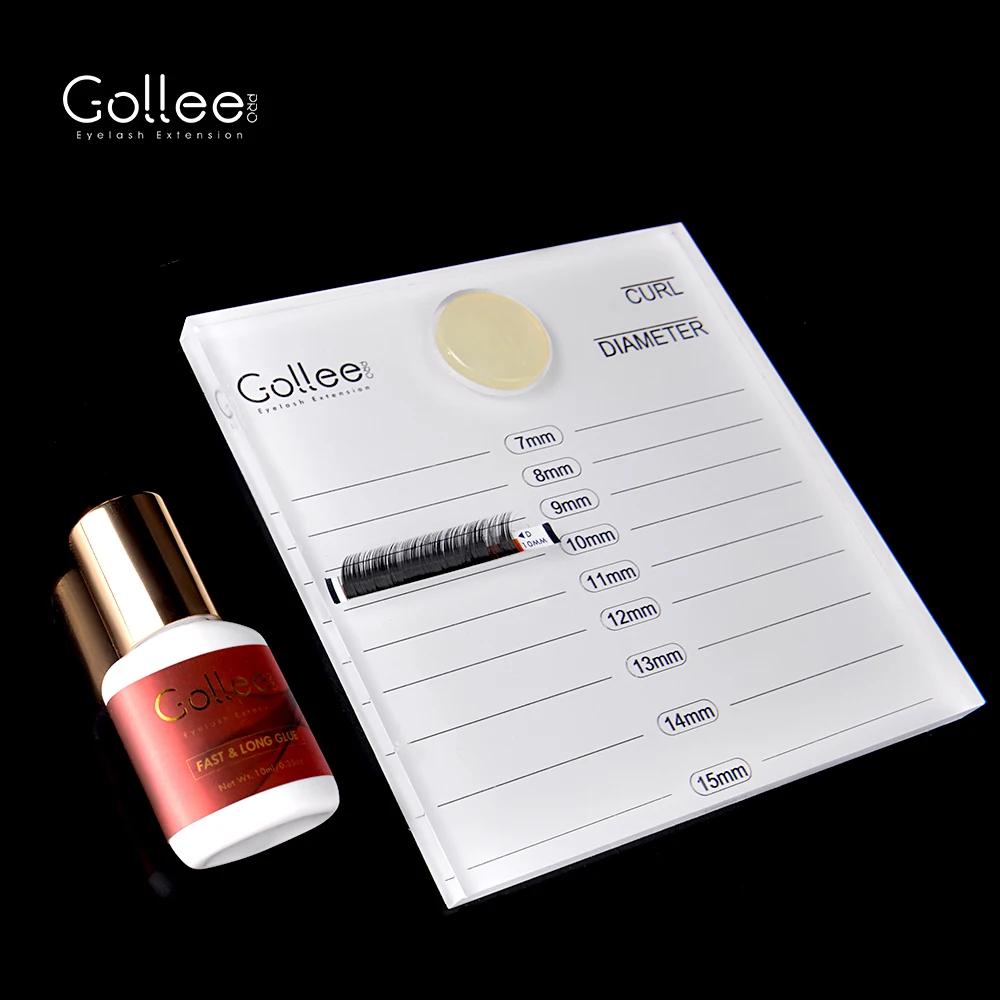 Factory OEM Double Row Large Size Organize Eyelash Extensions Hold Eyelash Glue Acrylic Eyelash Holder