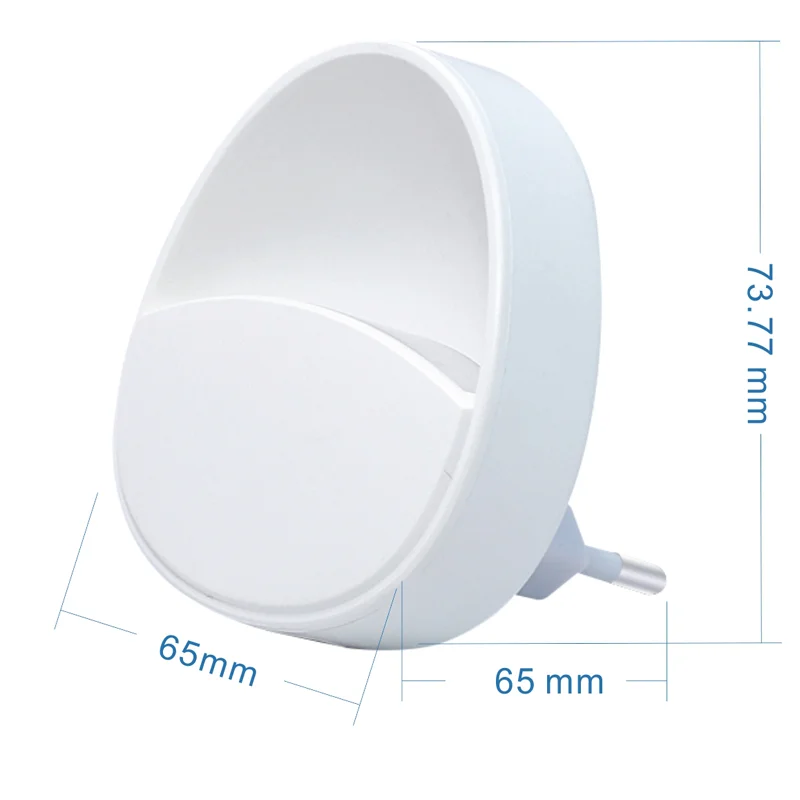 in stock 0.6w 5000k smart light control led sensor night light