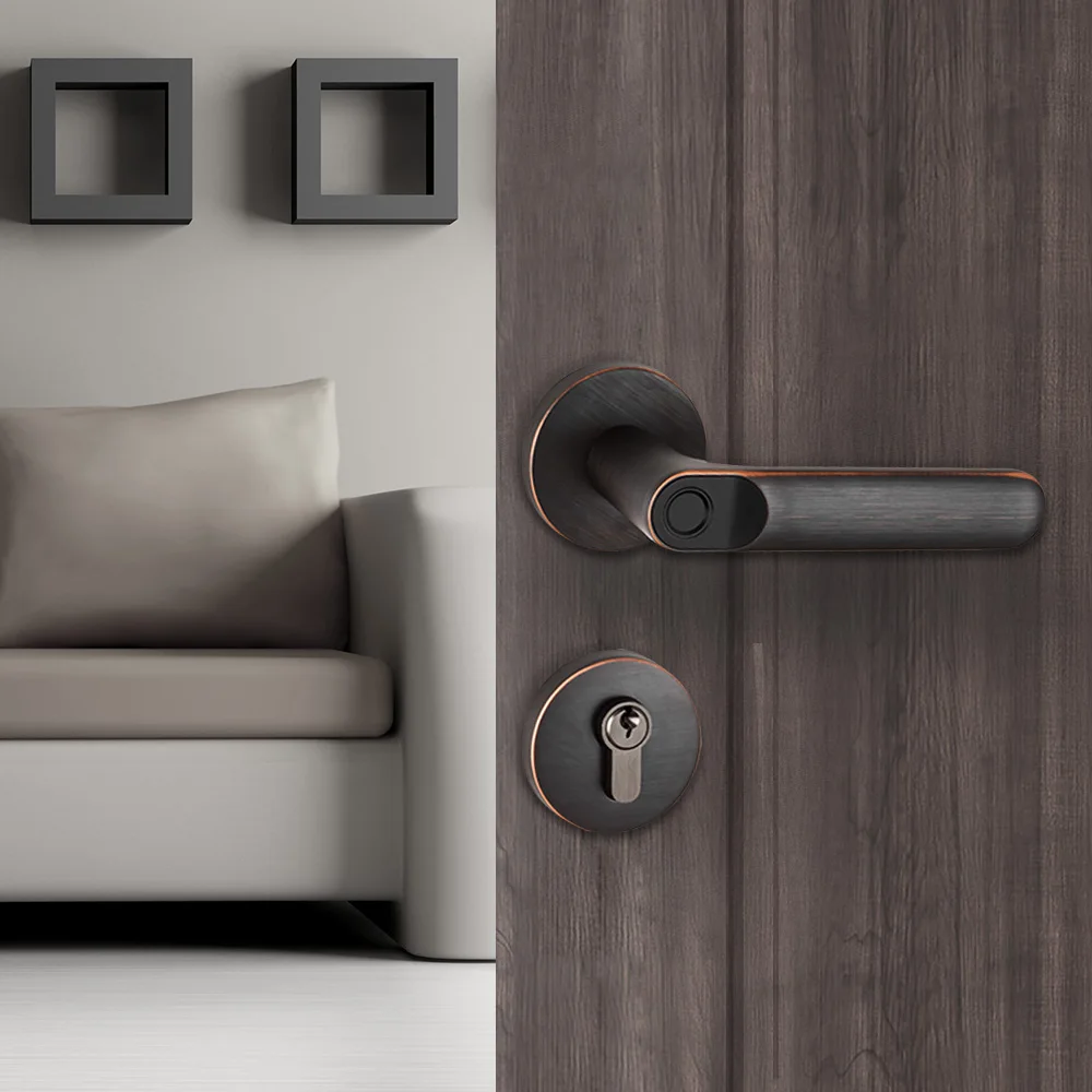 wireless smart lock fingerprint door lock digital intelligent lock dactilar for wooden indoor use