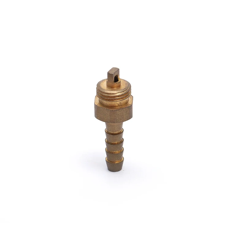 Male Hexagon head Reducing brass air Plug Pneumatic hose end barb nozzle quick connect plumbing threaded pipe fittings