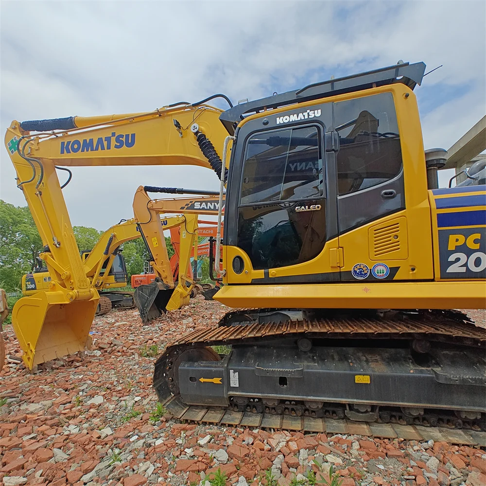 used KOMATSU PC200 8 medium machine for construction secondhand high quality good condition construction equipment komatsu