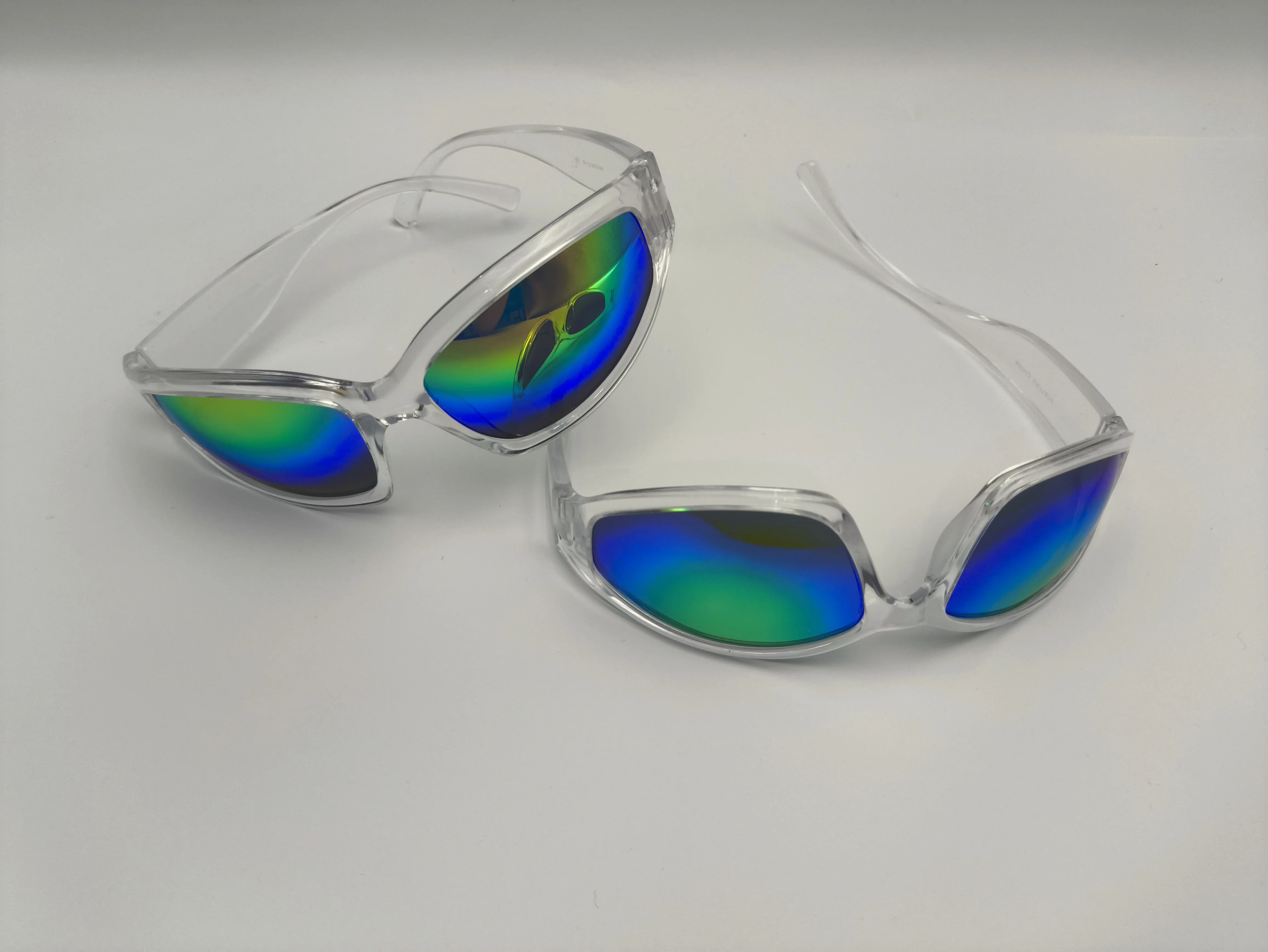 Unisex Fashional Drivers Fitover Glasses High Quality Polarized Acrylic UV400 Lenses Clear White Frames Mirror Optical Attribute