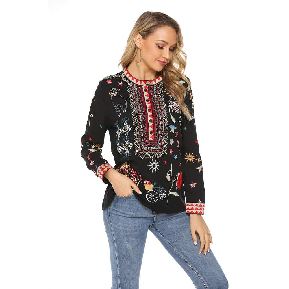 womens cotton blouses tops with embroidery designs of saree blouse neck