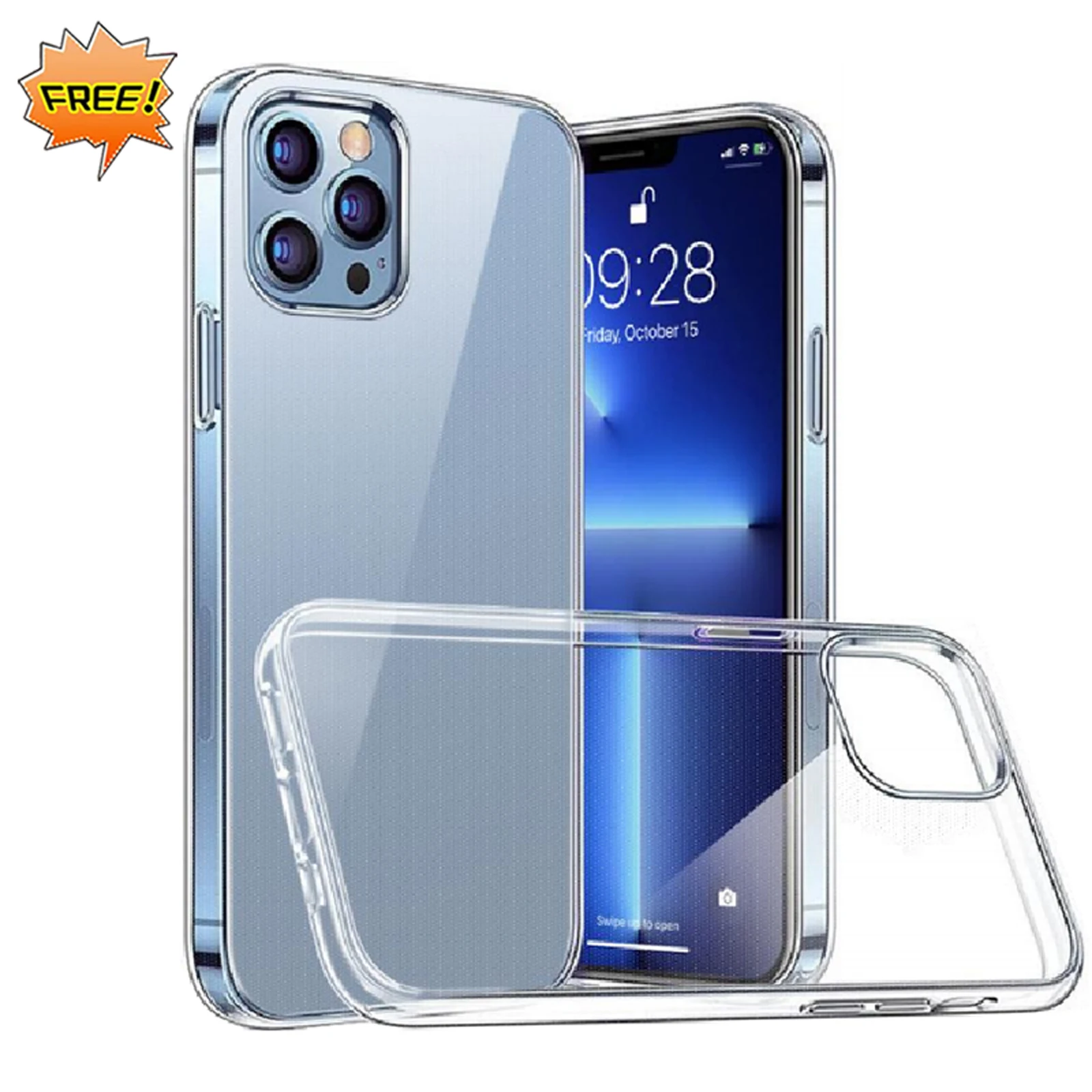 Wholesale High Quality Soft Water Proof Transparent Clear Back Cover Mobile Cases And Covers For Samsung  Iphone 14 13 12 11