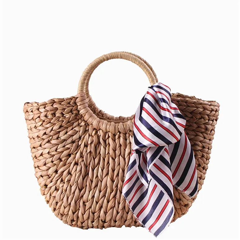 Патчи Saco De Palha Carta Bolsa Simples Marroquino Novos Sacos Tendencia Papel Artesanal Flores Perola