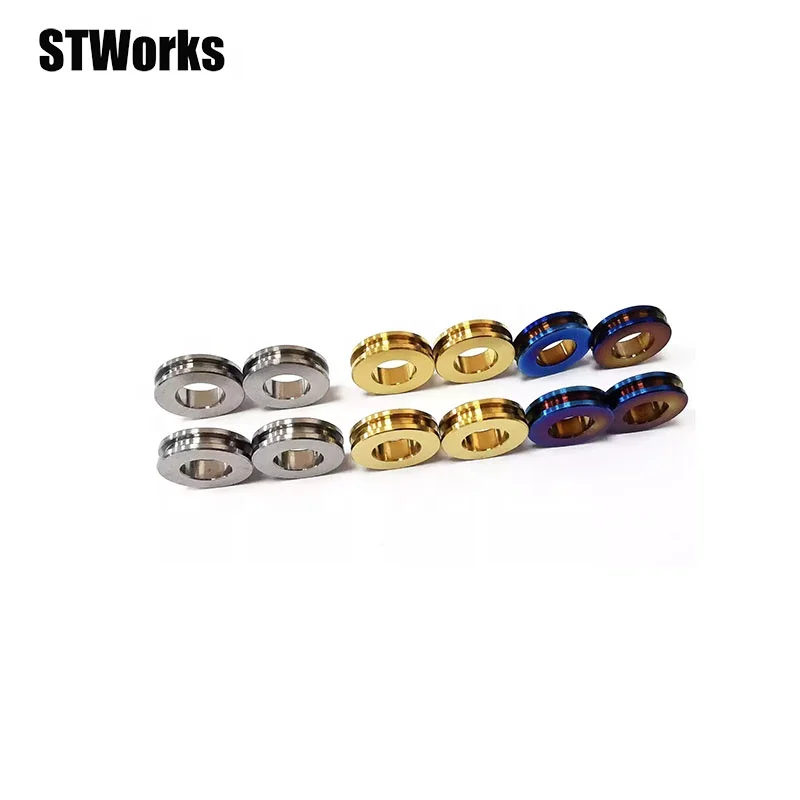 Gr5 titanium Motorcycle  Brake Calipers 5mm Spacers for Ducati Panigale 1199 1299 V4 Radial