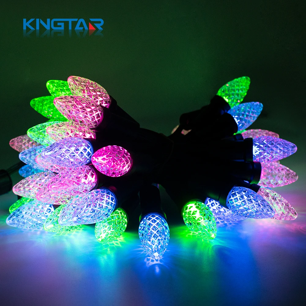 12 В светодиодная Пиксельная строка WS2811/UCS1903 RGB лампа Smart Рождественский свет