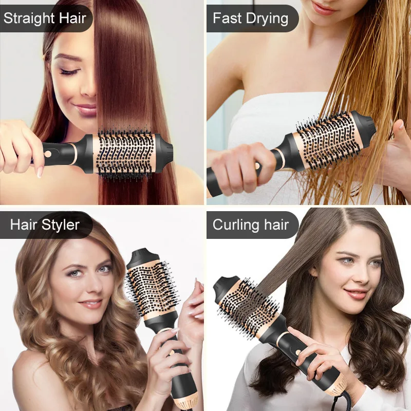 AIWO New Fashion Top Quality Hot Hair Comb Straightener Magic Hair Straightener Brush Hair Brush Dryer Straightening