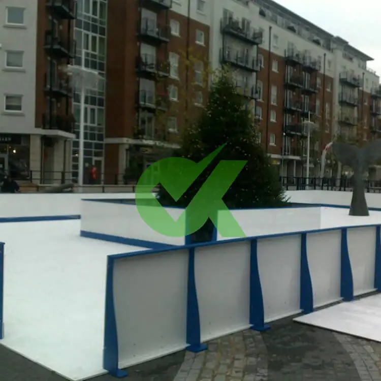 Hokey Skating Rink Fence Indoor And Outdoor Dasher Board Backyard Ice Hockey Rink Dasher Boards Supplier