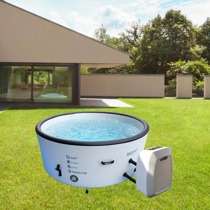 YYD 8302 Octagon Drop stitch PVC Outdoor Portable SPA Pool 4 Person  Inflatable Hot Tub