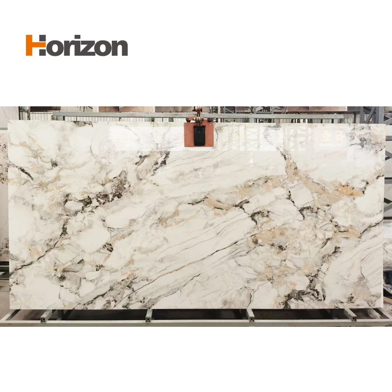 Horizon Table Top Sintered Stone for Tv Wall Background  and Dinning Table Sintered Stone