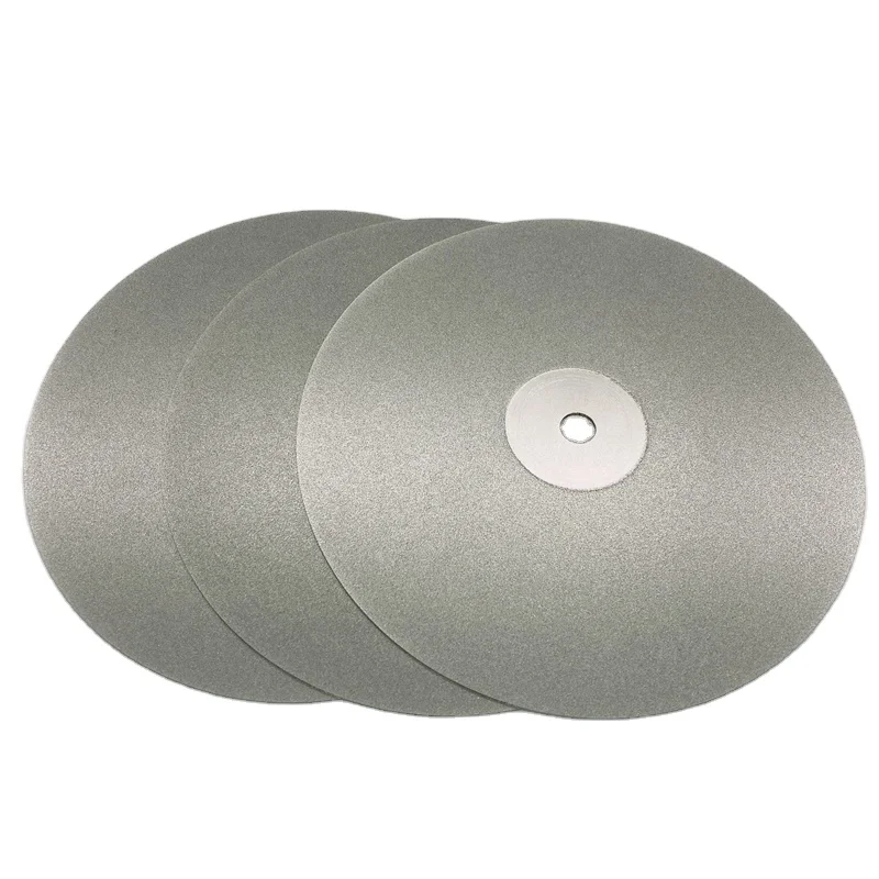 diamond lapping disc electroplated grinding disc gemstone polishing flat disc manufacturer 8in 200mm