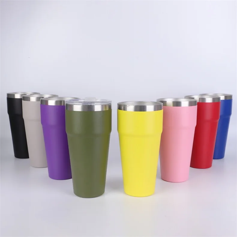 Custom Logo  Stainless Steel Coffee Mug Thermos Double Wall Coffee Cup Travel Insulated Bottle