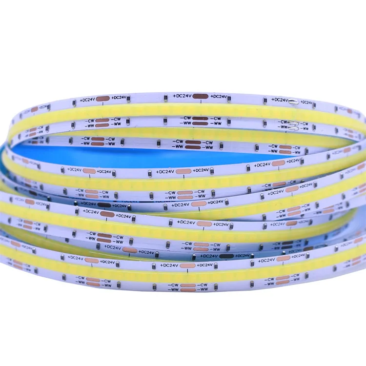 560 leds/m White Waterproof Side View 4mm 6mm 8mm Width Flexible 480 Chip 8W 840Leds/M 5m 10mm 14W RGB COB led strip light