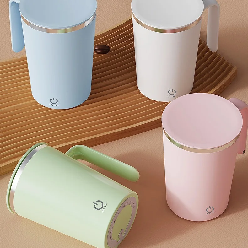 High Quality Stainless Steel Auto Mixing Cup Household Portable Automatic Blending Coffee Cup
