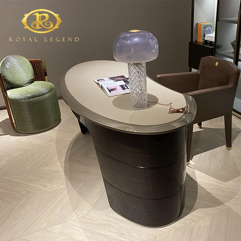 High Quality executive Office boss modern office table design L shape computer wood desk office table director desk