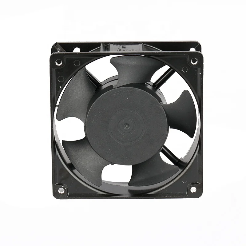 MEIXING GX12038  110V 220V 380V AC ball axial flow fan 120x120x38mm aluminum frame plastic blade cooling radiator fan