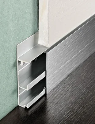 Fire Resistant Aluminium Floor Skirting Board Laminate Skirting Skirting Board Profile