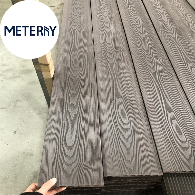 Outdoor Waterproof Pool Decking Wood Plastic Terrace Flooring Terrace Pool Wood Composite Decking Floor Plank Pool Deck Cover