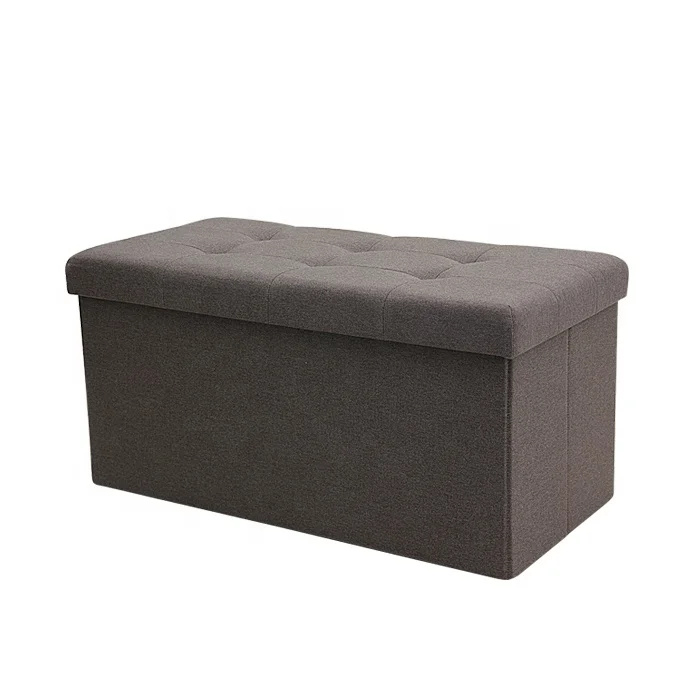 Горячая распродажа! Тканевый складной оттоманский диван для хранения