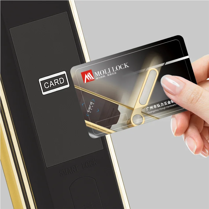 digital lock manufacturer Hot sales RFID card hotel lock with free hotel lock management system