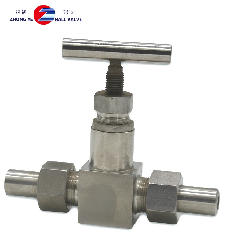 Factory Directly Supply  DN3 J91WH-25-320 Clamp-type needle shut off valve for instrument piping