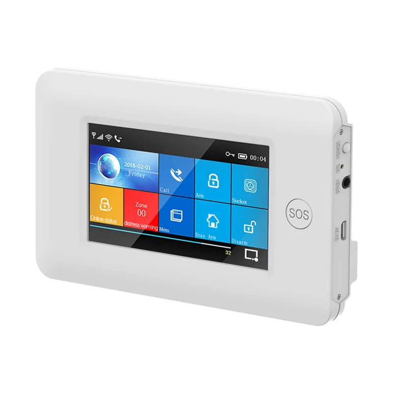 
Affordable 2g 3g 4g gsm tuya smart mini intelligent wireless intruder yard security alarm system 