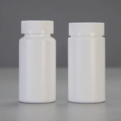 PE White Pharmacy Container Vitamin Supplement medical plastic bottle For Pill Capsule Medical