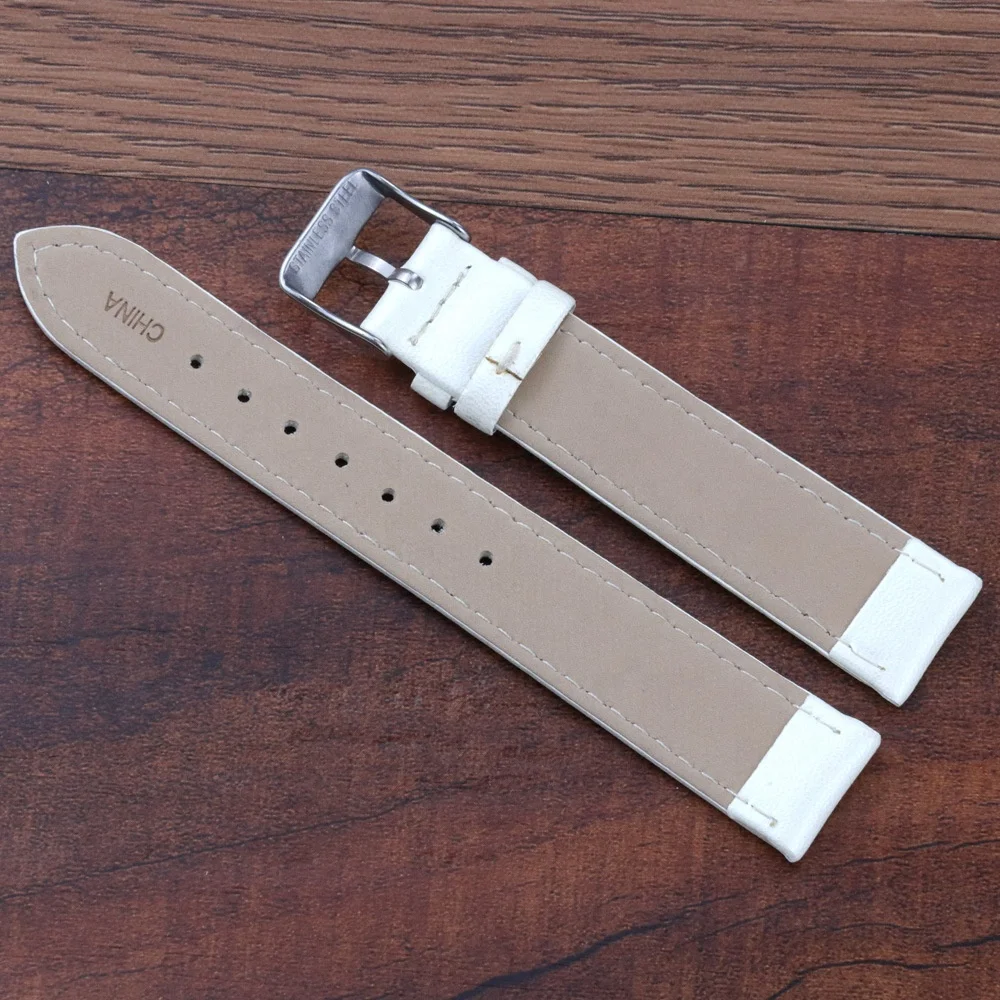 14 16 18 20 mm Replaceable Cute PU Faux Fake Leather Custom Printed Logo Children Watch Strap