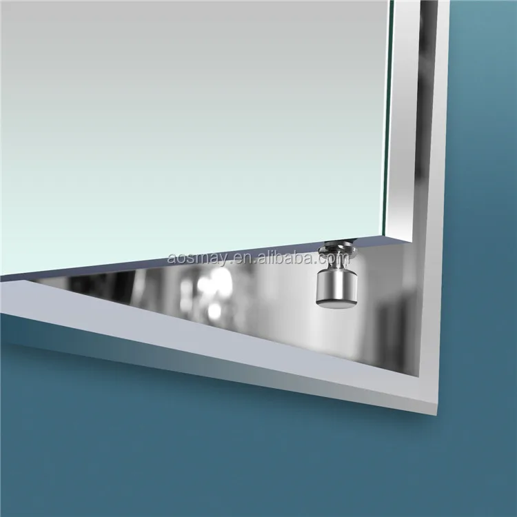 Stainless Steel Bathroom Makeup Medicine Storage Cabinet With Mirror