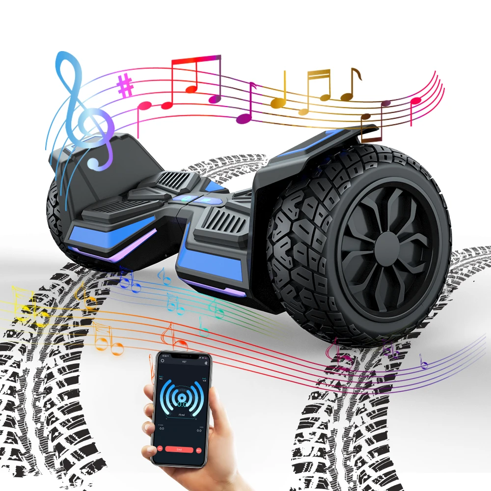 Electric Hover board 8.5 inch led wheel Smart Self Balancing scooter with blue tooth speaker balance scooters