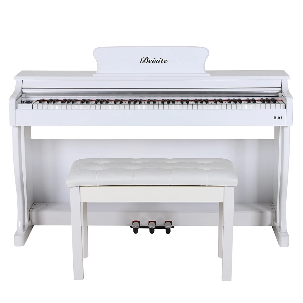 Upright 81 digital electronic 88 keys hammer action keyboard piano MIDI