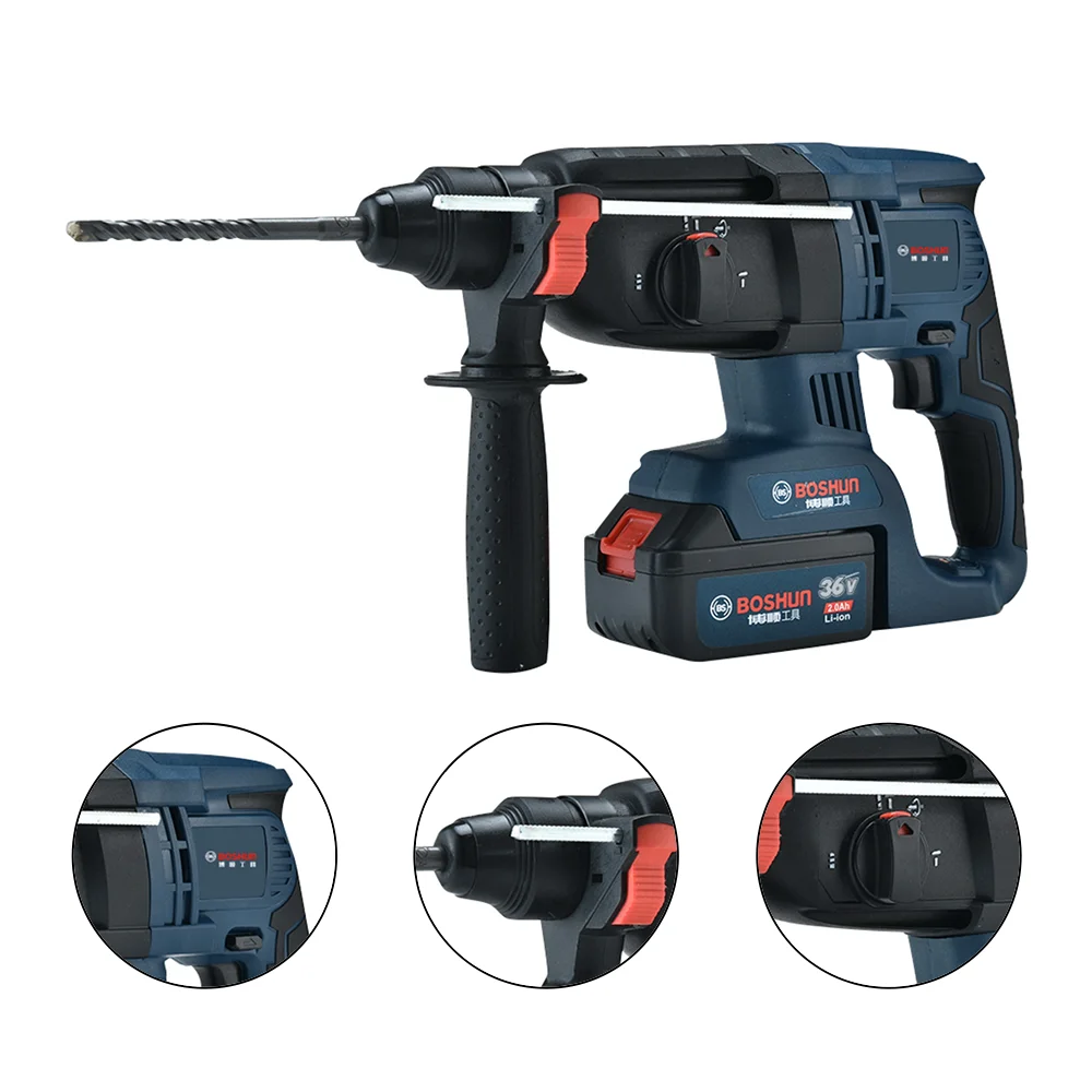 Promotion of high quality long duration quality site construction home decoration lithium brushless cordless electric hammer