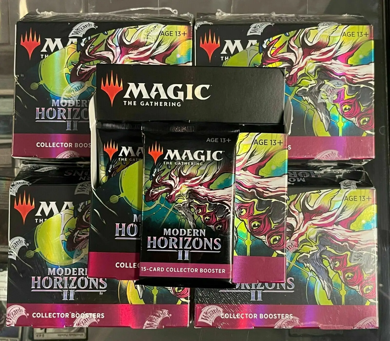 HOTSALES FACTORY SEALED NEW MAGIC. THE GATHERINGG (MTG) MODERN HORIZONS 2 COLLECTOR BOOSTERS BOX