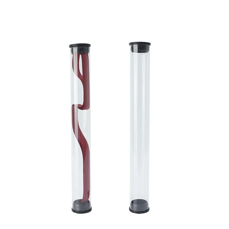 PVC PC PETG Plastic Clear Tubing with End Caps