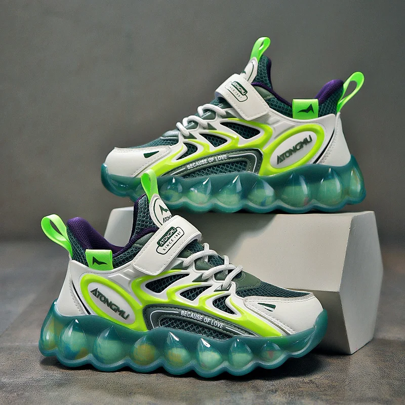 Factory Footwear Custom Trendy Walking Sneakers Athletic Running Girls Boys Kids Tennis Sport Casual Shoes