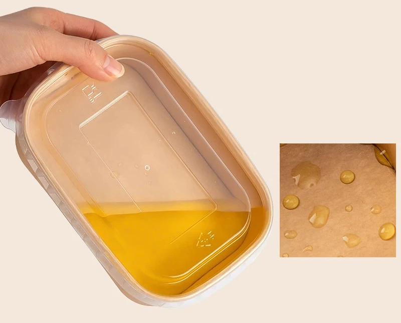 Food Grade Takeaway Box For Pasta Take Out Paper Container Food Grade Paper Boxes Hot Pink