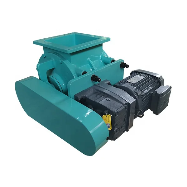 Ash discharging powder discharge rotary airlock valve for sawdust star unloader for dust collector