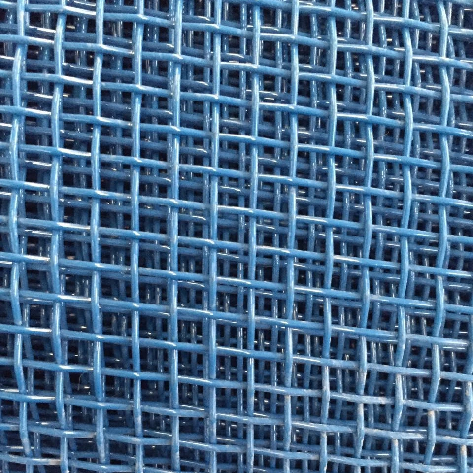 Polyester plain square hole weave  dryer mesh belt cloth woven fabric for paper mills