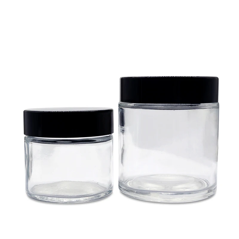 Food Grade empty 1oz 2oz 3oz 4oz custom frosted cbd hemp concentrate silicon jar dab wax contain 3ml