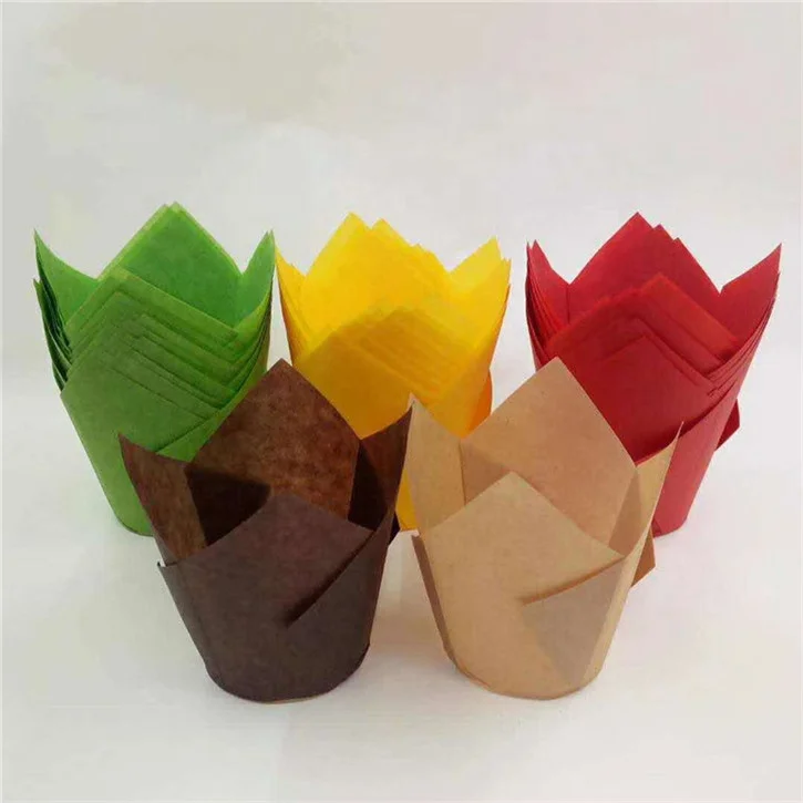 Greaseproof Tulip Baking Cup, cupcake liners