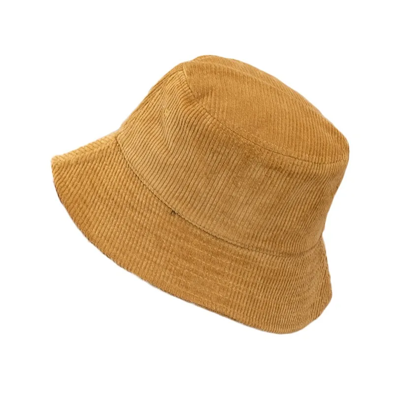 
Custom corduroy bucket hat design plain blank fisheman bucket hats for women 