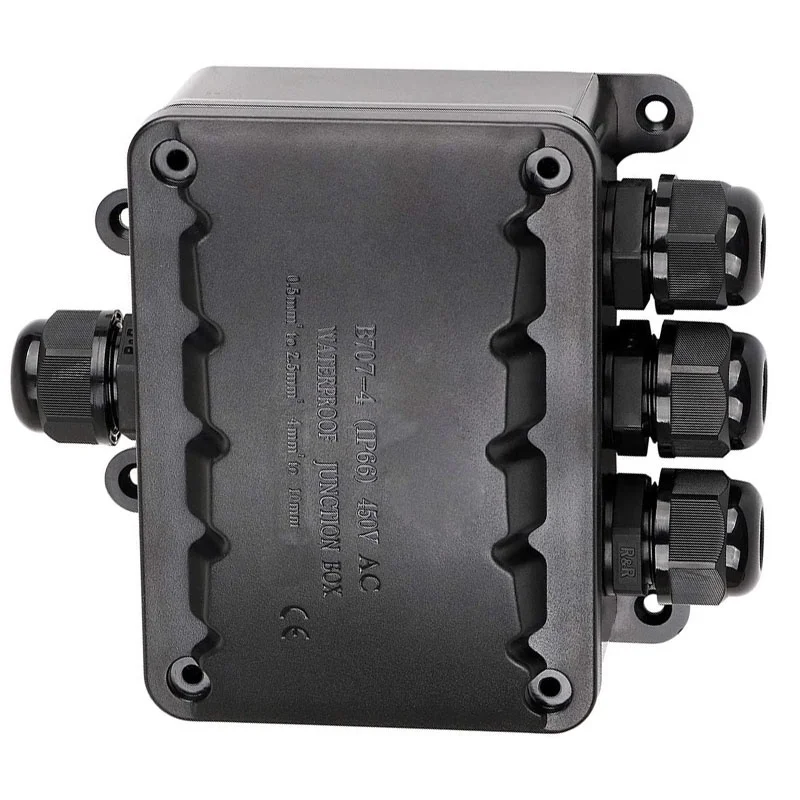 Weatherproof Lighting Connector 4 Way Junction Box IP66