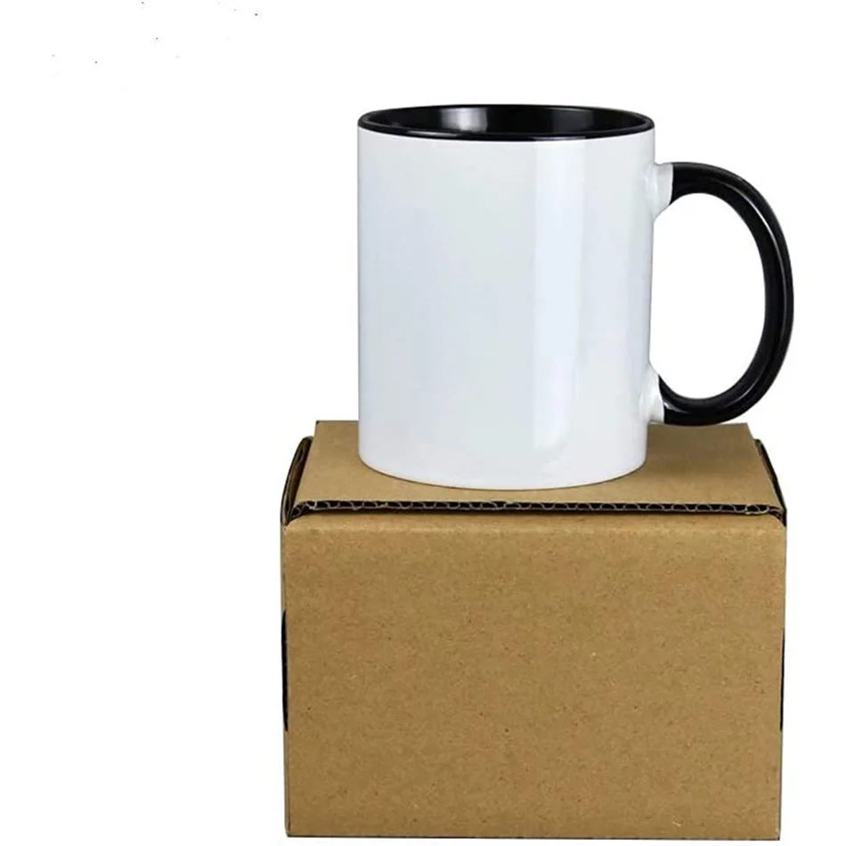 Sublimation Present 11oz A Grade Inner Color Mug Blank Personalized Customized Cup for Wholesale