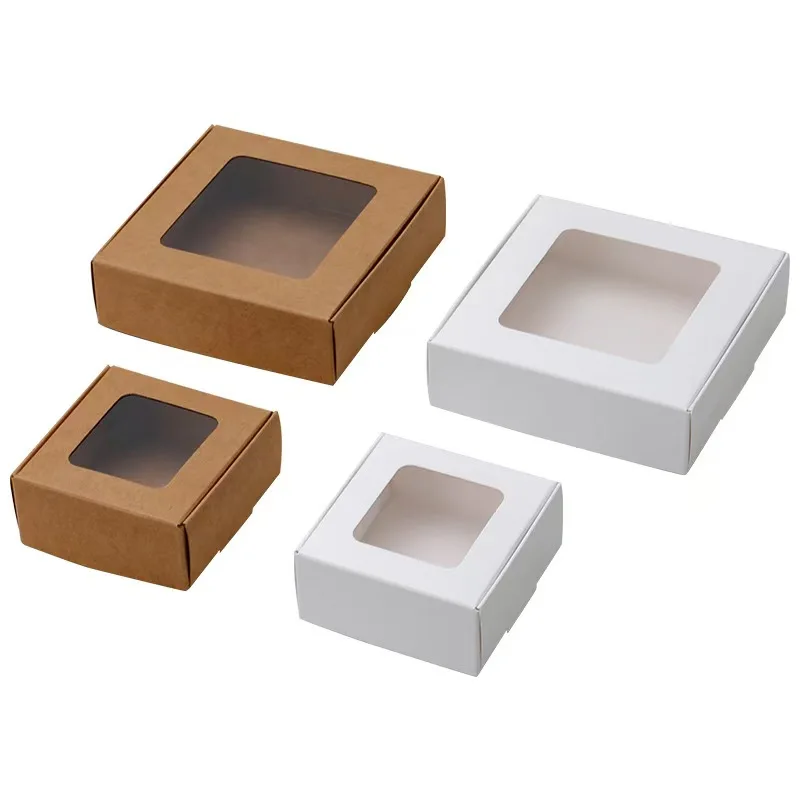 Factory Wholesale Custom Paper Packaging Cookies Package With Customized Logo For Donuts Chocolate Cookie Packaging Paper Box